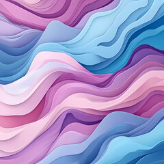 Obraz premium An abstract background with wavy lines in shades of random color
