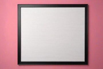 a close up of a picture frame on a pink wall