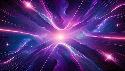 Obraz premium creative glowing purple space background