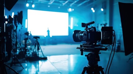 Behind the Scenes:  A Cinematic Production Studio Setup