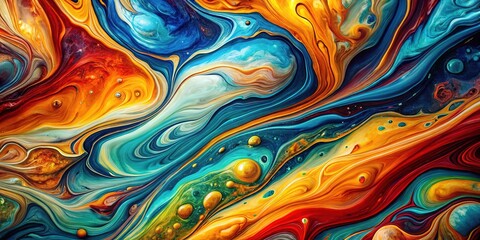 Dynamic liquid marble panoramas, showcasing random colors.