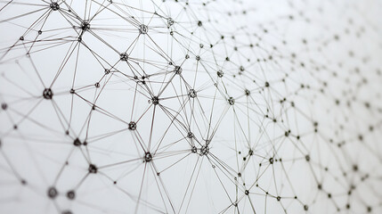 Obraz premium A neural network visualized as a complex web of interconnected nodes