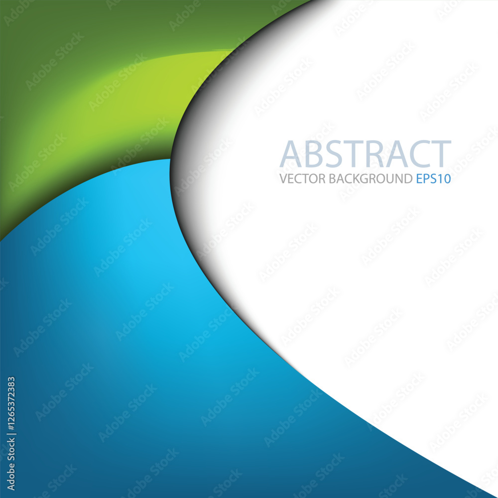 Poster graphic vector curve line overlap background for text and message design
