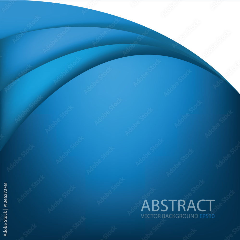 Poster graphic vector curve line overlap background for text and message design
