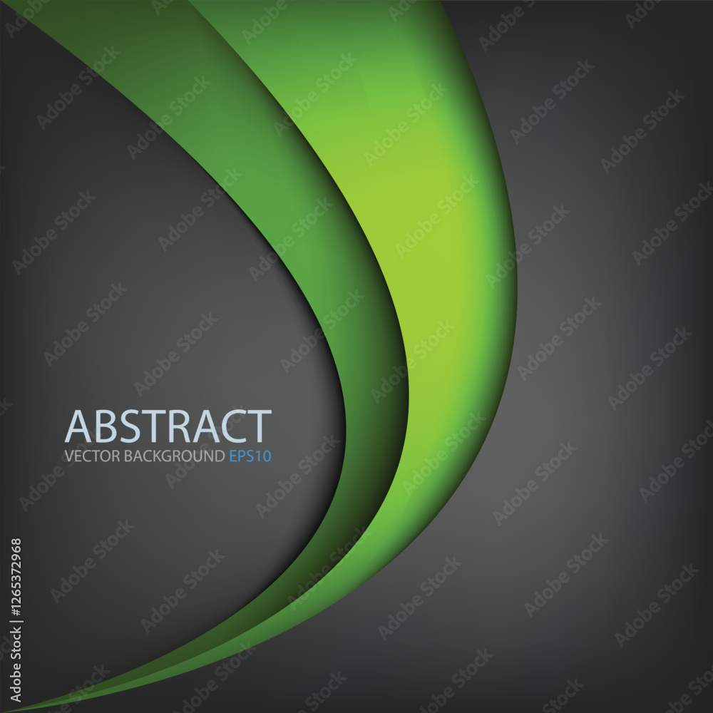 Poster graphic vector curve line overlap background for text and message design
