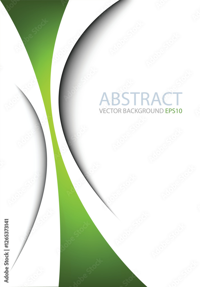 Poster graphic vector curve line overlap background for text and message design
