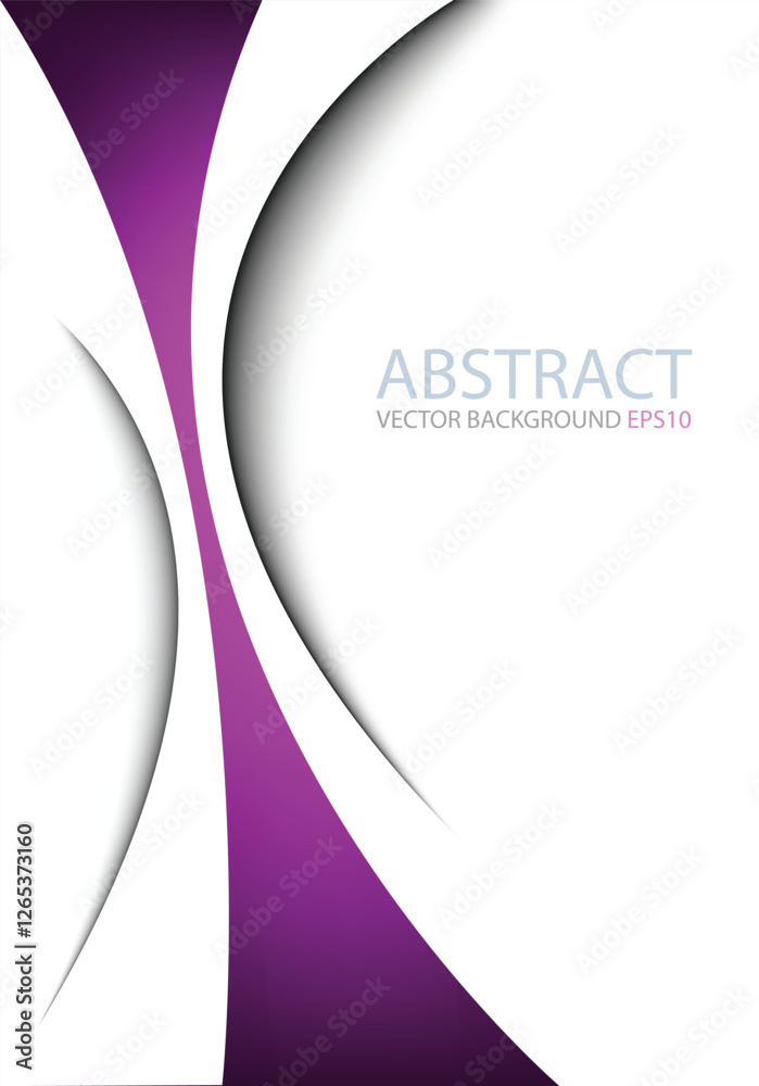 Poster graphic vector curve line overlap background for text and message design
