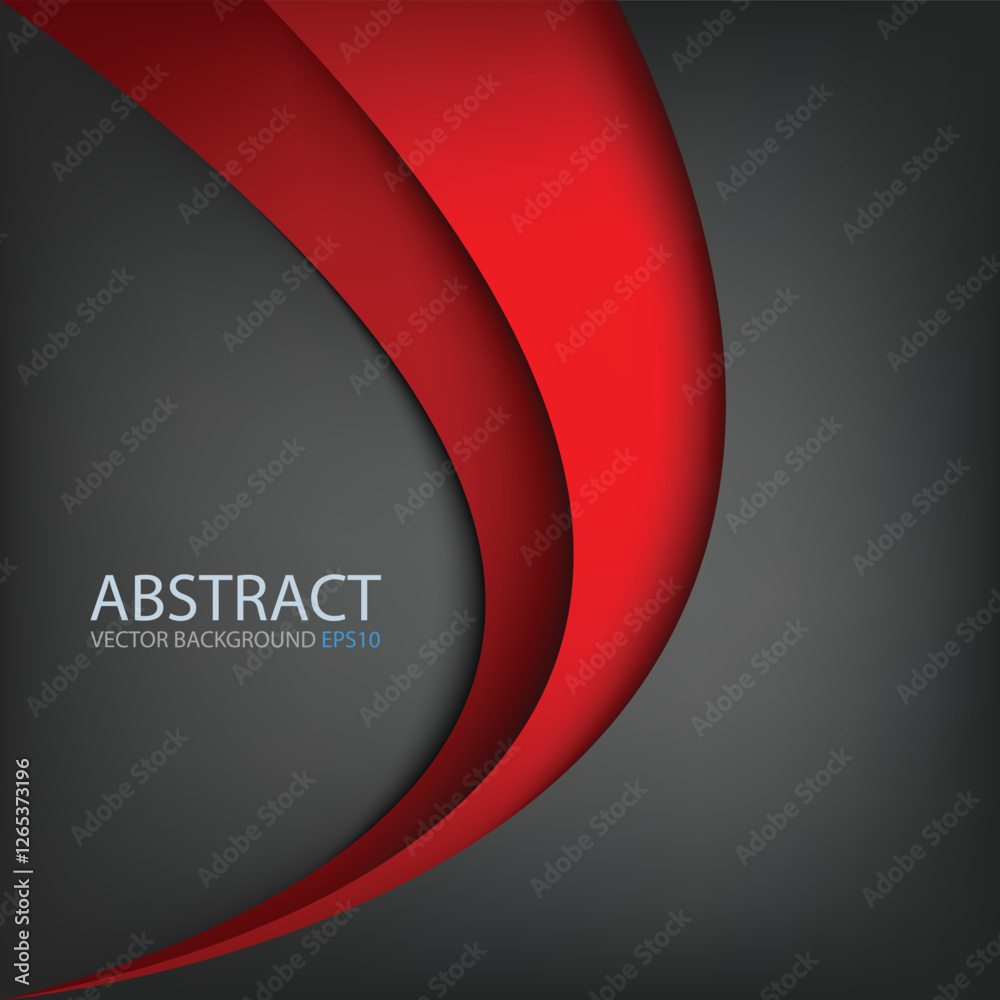 Poster graphic vector curve line overlap background for text and message design
