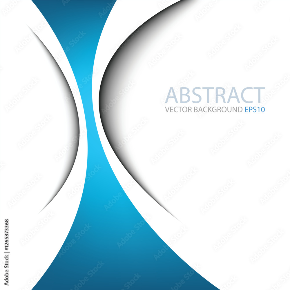 Poster graphic vector curve line overlap background for text and message design
