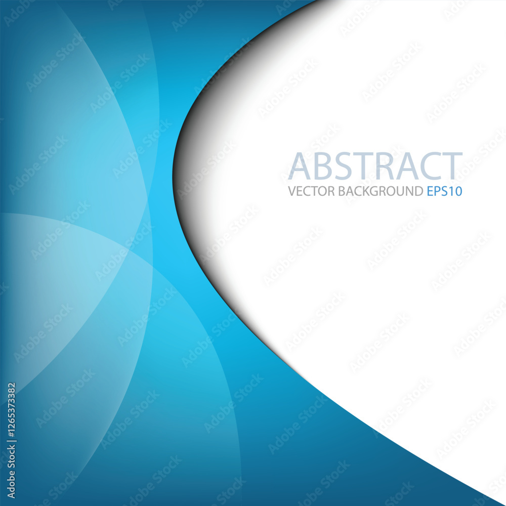 Poster graphic vector curve line overlap background for text and message design
