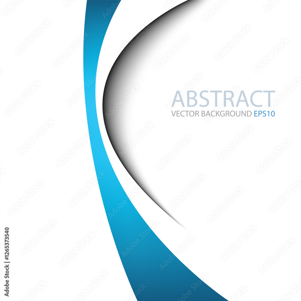 Poster graphic vector curve line overlap background for text and message design
