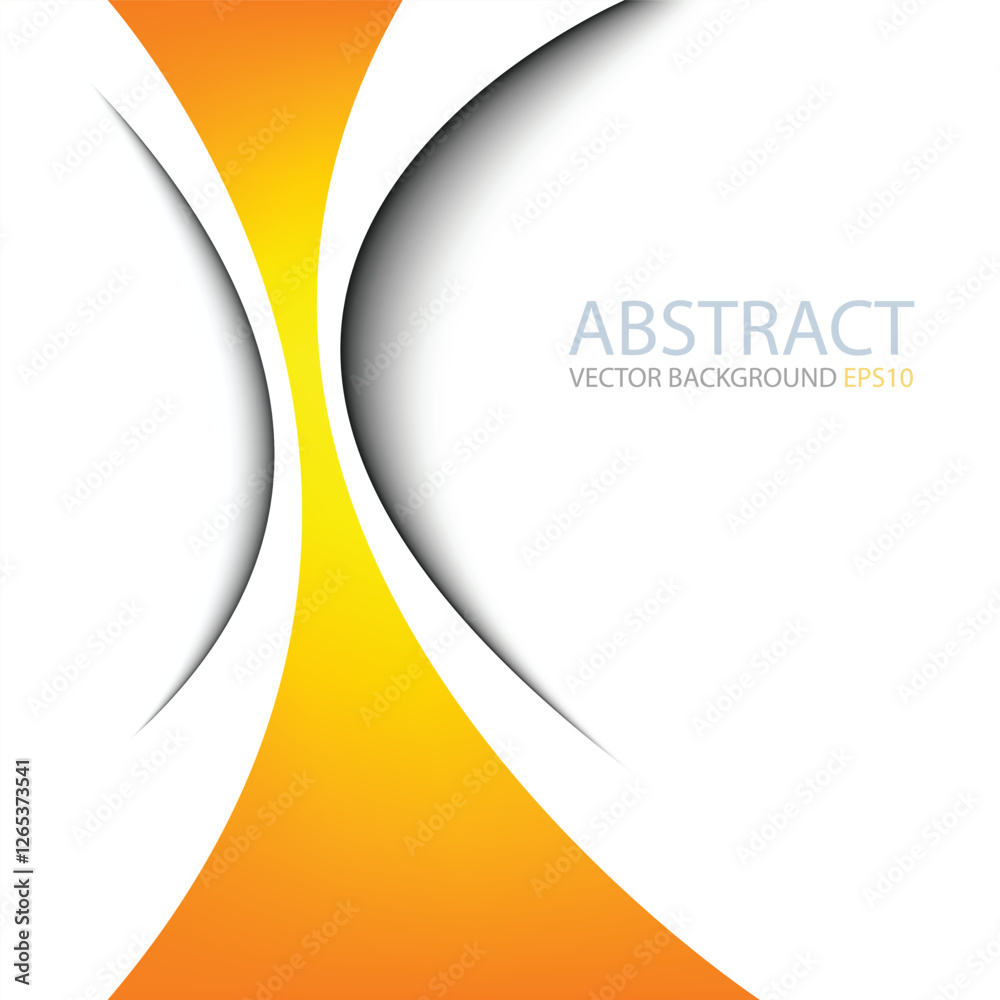 Poster graphic vector curve line overlap background for text and message design
