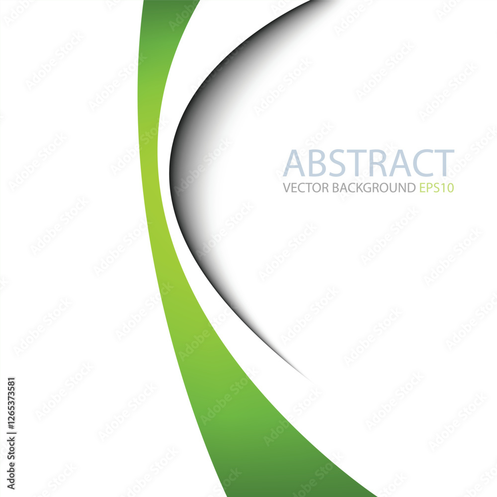 Poster graphic vector curve line overlap background for text and message design
