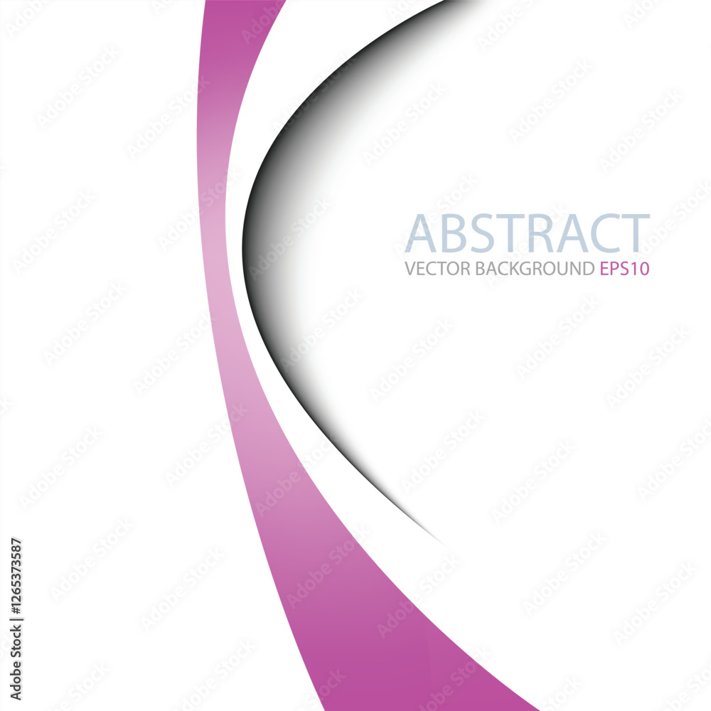Poster graphic vector curve line overlap background for text and message design
