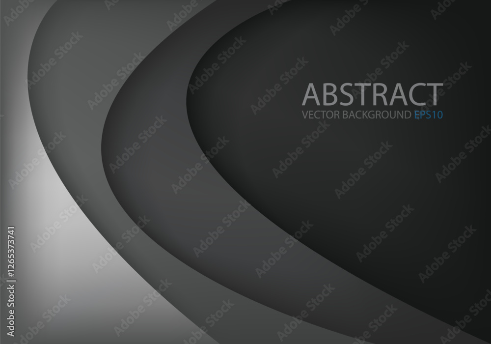 Fototapete graphic vector curve line overlap background for text and message design