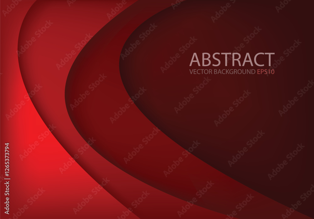 Poster graphic vector curve line overlap background for text and message design
