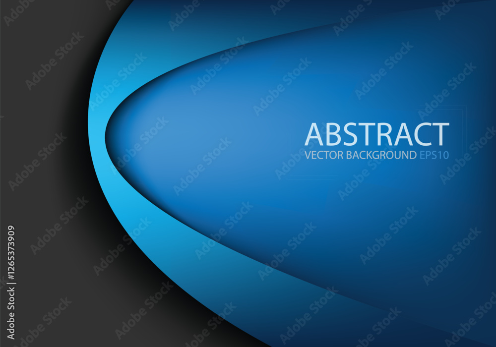 Poster graphic vector curve line overlap background for text and message design
