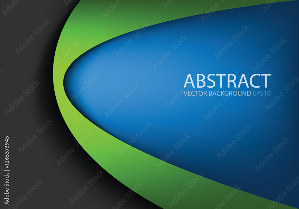 Poster graphic vector curve line overlap background for text and message design
