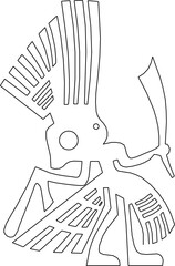 vector sketch illustration silhouette design symbol character mayan tribe classic vintage ethnic traditional 