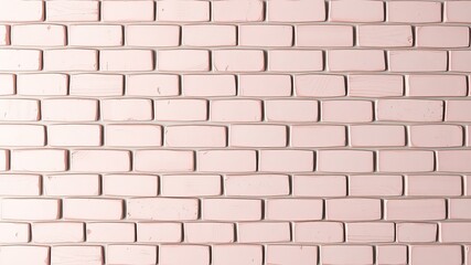 Obraz premium Pastel Serenity: Delicate Herringbone Brick Wall in Soft Pink