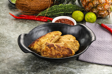 Indian chiken kebab minced meat