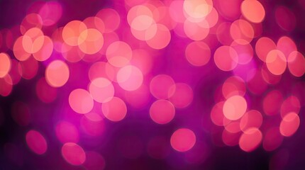 Pink Bokeh Lights Background for Design Projects