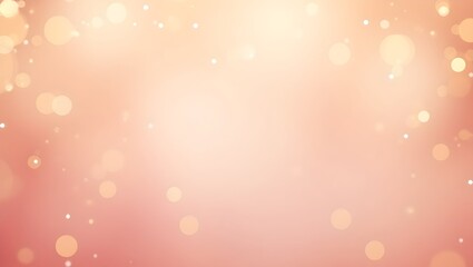 A soft, dreamy background with a gradient of warm, rosy hues, adorned with scattered sparkles and bokeh lights, creating a romantic and ethereal atmosphere.