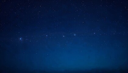 Fototapeta premium Photorealistic image of a star-filled sky with deep blue hues
