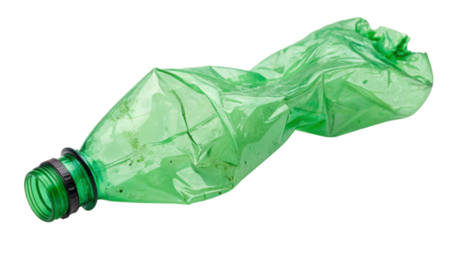 crumpled plastic  bottle PNG