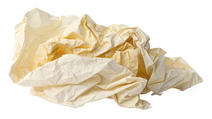 Obraz premium crumpled paper trash PNG