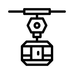 pulley line icon
