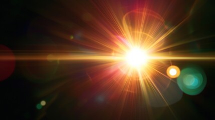 Radiant Celestial Burst: A Cosmic Light Show