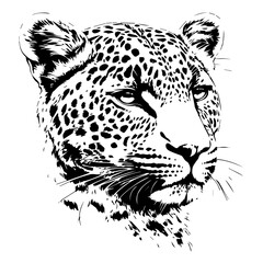 Elegant Leopard Silhouette – Perfect for Logo and Art Projects