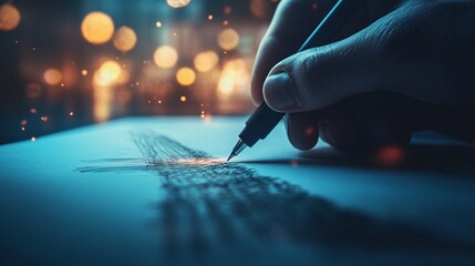 Path to Progress: Visualizing Success with a Businessman's Sketch