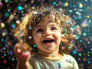 Highly Detailed Confetti Icon for Websites and Apps