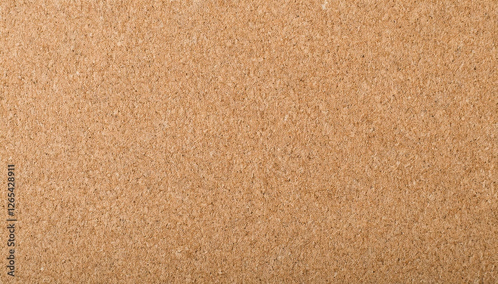Poster textured cork surface close-up, smooth beige background ideal for product placement, minimalistic de