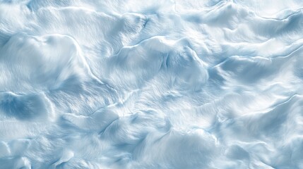 Abstract light blue textured surface resembling ice or foam