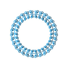 Laurel Wreath icon design template