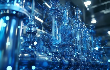 Presentation of Industry 4.0 concepts, utilizing IoT for production and business process management, and implementing automation to minimize energy costs