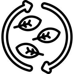 Biodegradable Materials Icon
