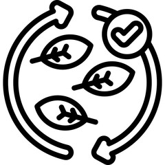 Chemical-Free Agriculture Icon