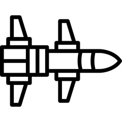 Hypersonic Travel Icon