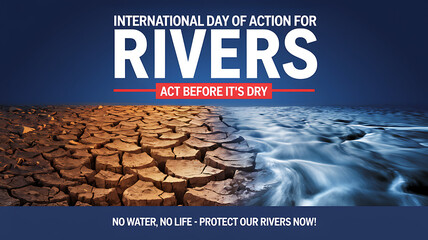 International Day of Action for Rivers, Poster, International Day of Action for Rivers Banner,