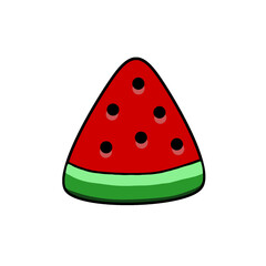 watermelon vector illustration