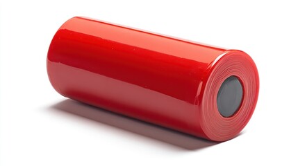 High-Gloss Red Roll of Vinyl Film: Perfect for Automotive, Furniture, and Wraps