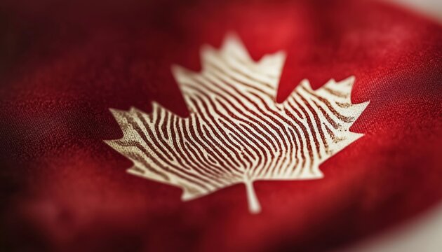 The Canadian Identity Fingerprint: An Exploration Of Canada'S Unique National Characteristics And Cultural Significance Through A Personalized Lens. - Powered by Adobe