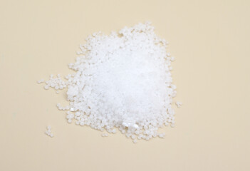 Sodium hydroxide, also known as lye and caustic soda.