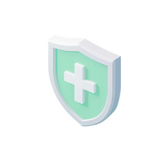 Obraz premium 3D Medical Aid Health Icon