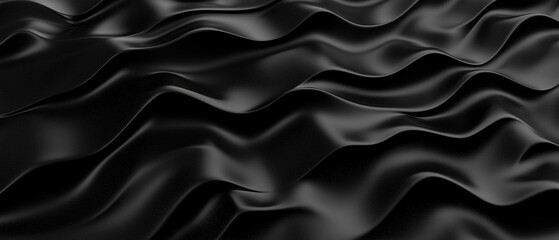 Obraz premium A black and white image of a wave