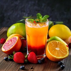 fresh fruit juice